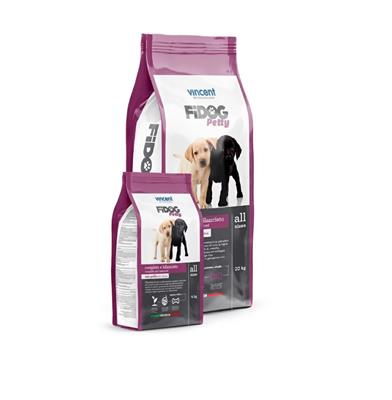 Crocchette Vincent Fidog Petty con Pollo 4kg/20kg