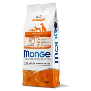 Monge Natural Superpremium All Breeds Adult Monoprotein 2.5kg 12kg