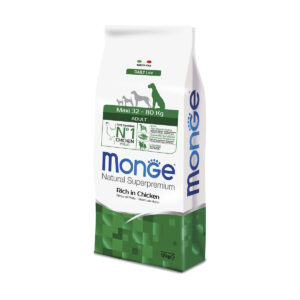 Monge Natural Superpremium Maxi Adult Ricco di Pollo 12kg